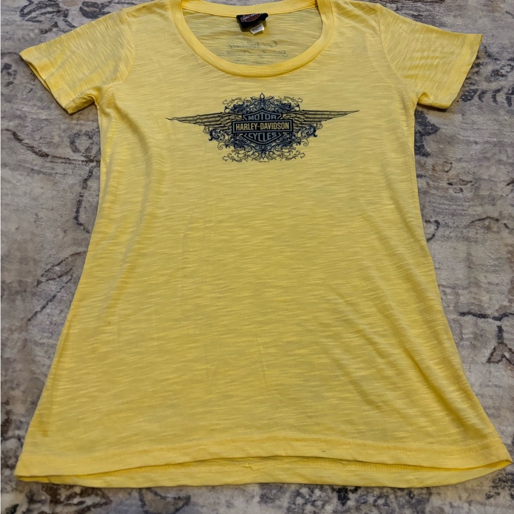 Harley-Davidson Women's Sunburst Yellow Tee
